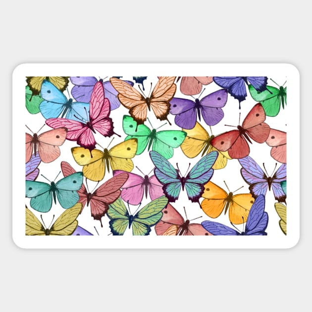 Butterfly Pattern Sticker by Brittany Hefren